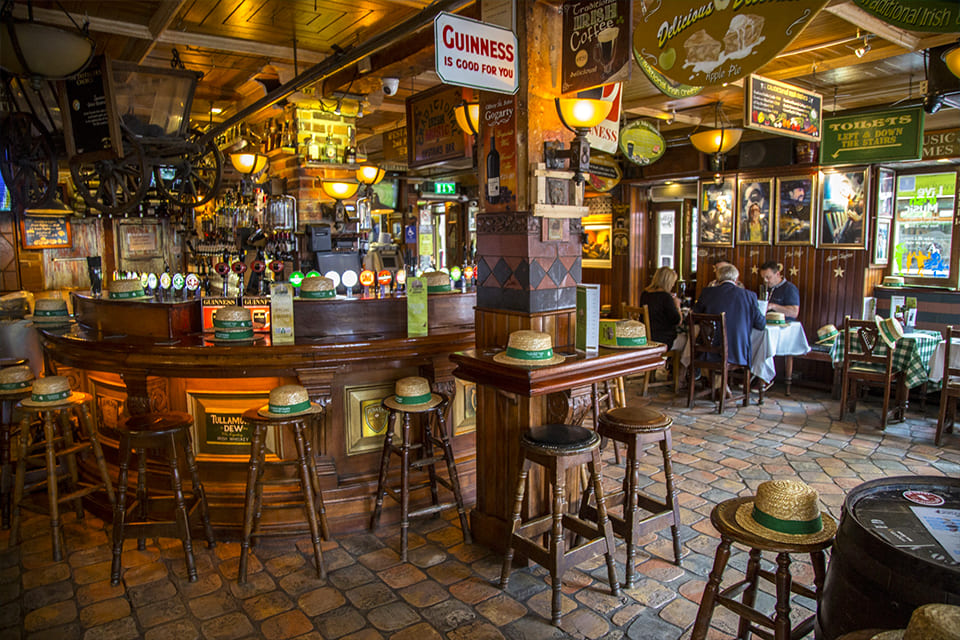 Ierse pub in Dublin, Ierland