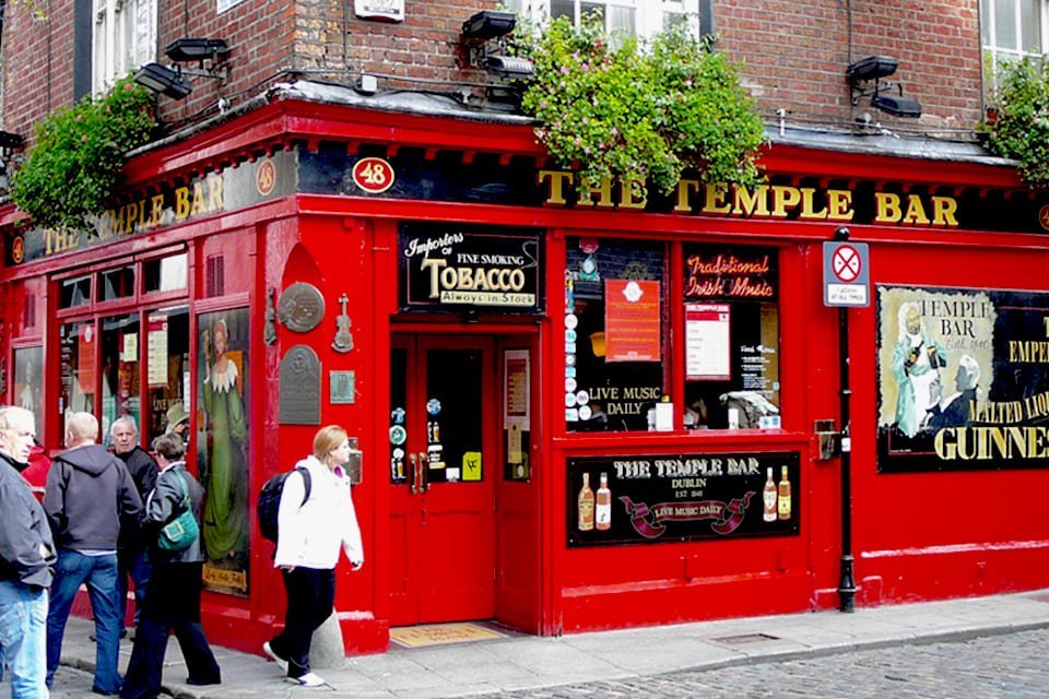 Temple Bar in Dublin, Ierland
