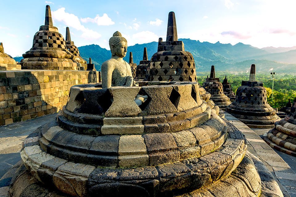 Borobudur, Indonesië