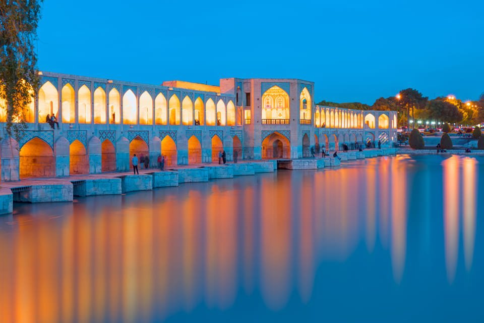 Khaju-brug in Isfahan, Iran