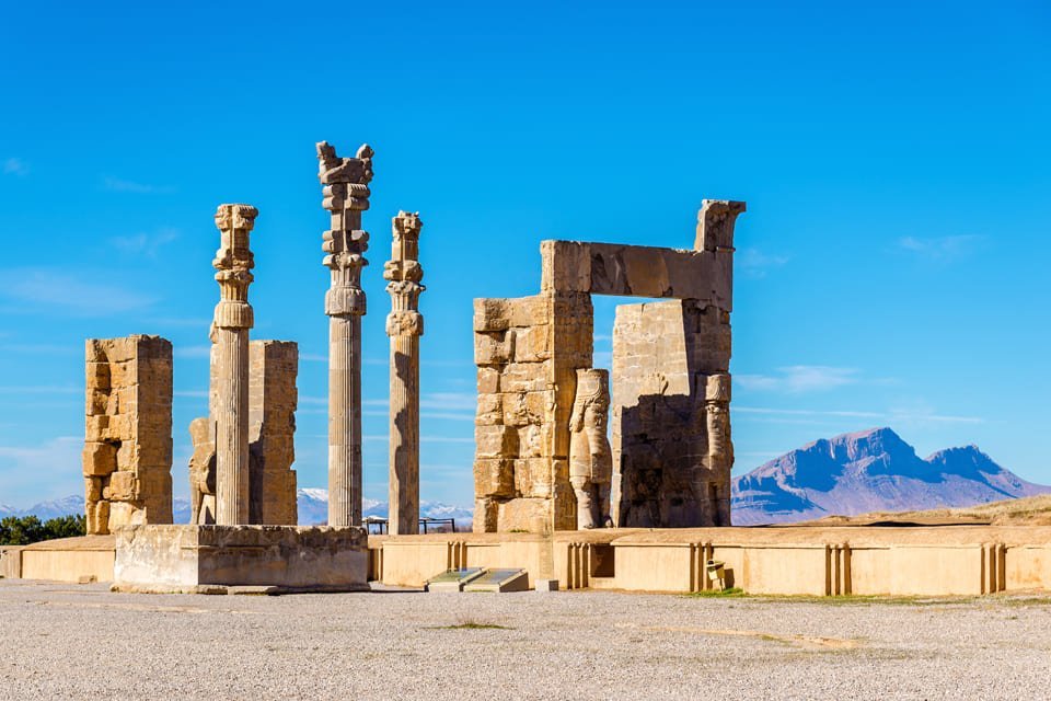 Poort der Naties in Persepolis, Iran