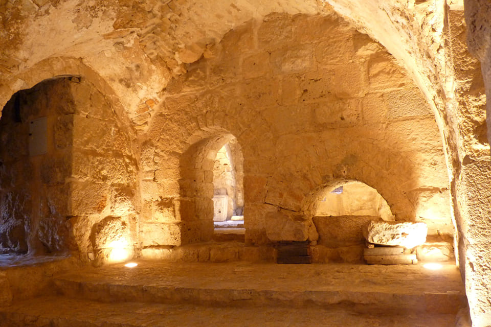 Middeleeuws kasteel Aljun, Jordanië