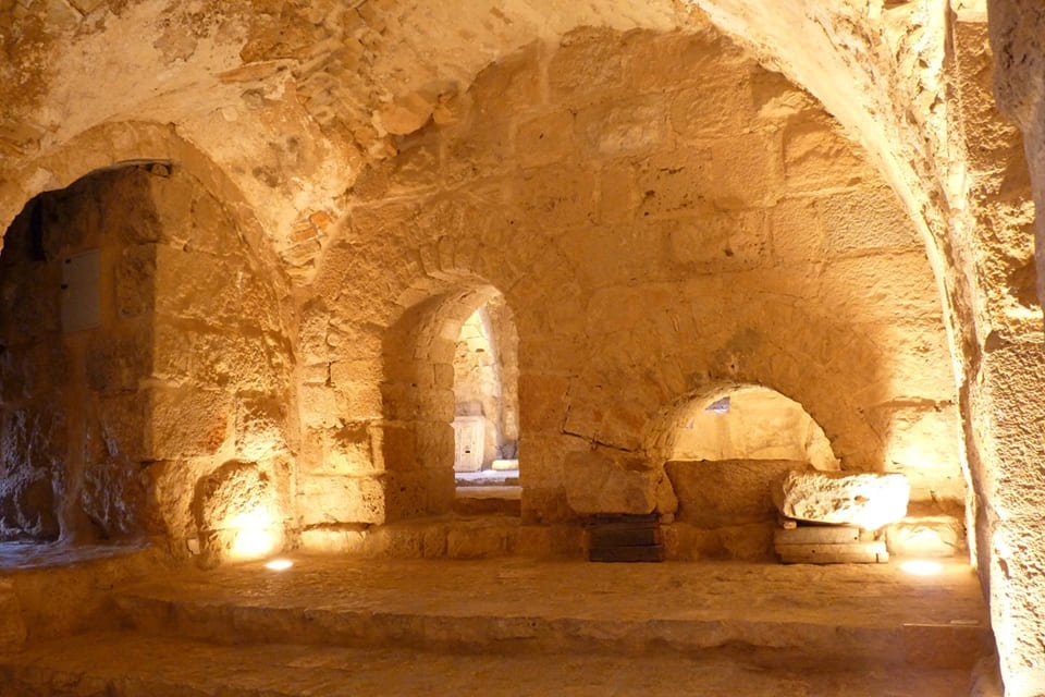 Middeleeuws kasteel Aljun, Jordanië