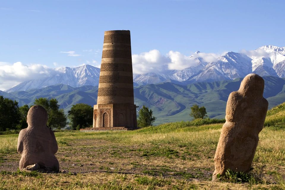 Burana-toren in Kirgizië
