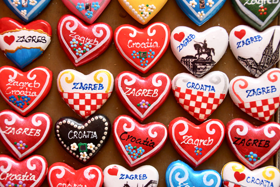 souvenirs, Zagreb, Kroatië