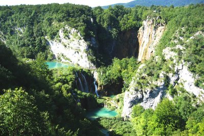 Plitvicemeren, Kroatië Plitvicemeren, Kroatië