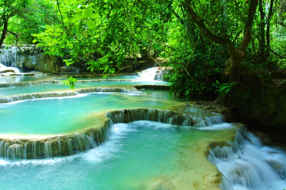 Watervallen, Laos