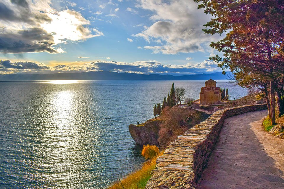 Het meer van Ohrid, Noord-Macedonië