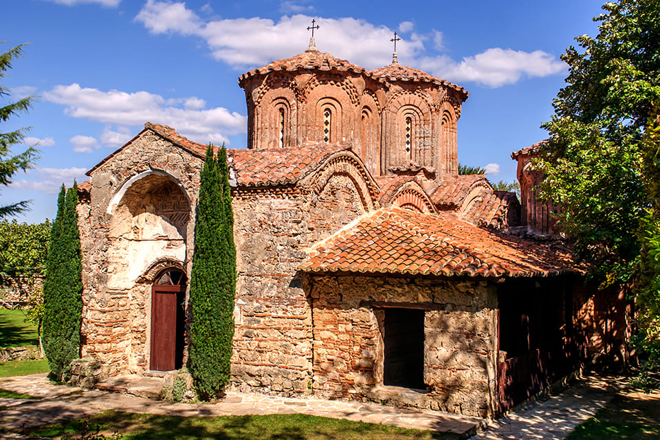 Klooster van Veljusa bij Strumica, Noord-Macedonië