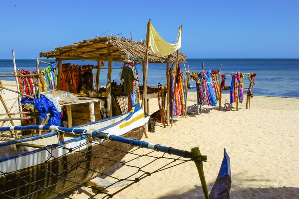 Het strand van Ifaty in Madagaskar