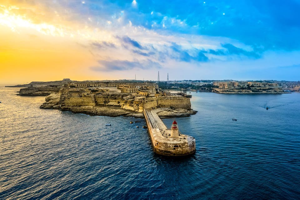 Uitzicht op Malta
