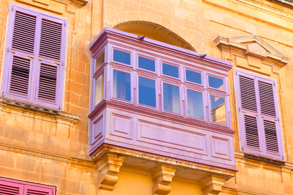 Straatje in Mdina, Malta