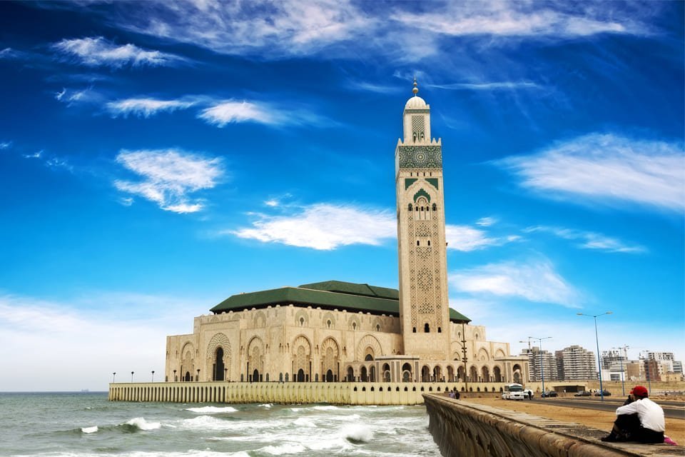 Hassan II-moskee in Casablanca, Marokko  