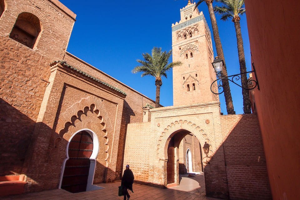 Koutoubiamoskee in Marrakech, Marokko  