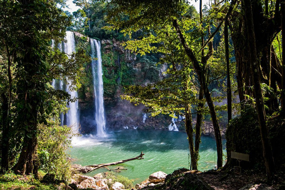 Misol Ha waterval in Mexico