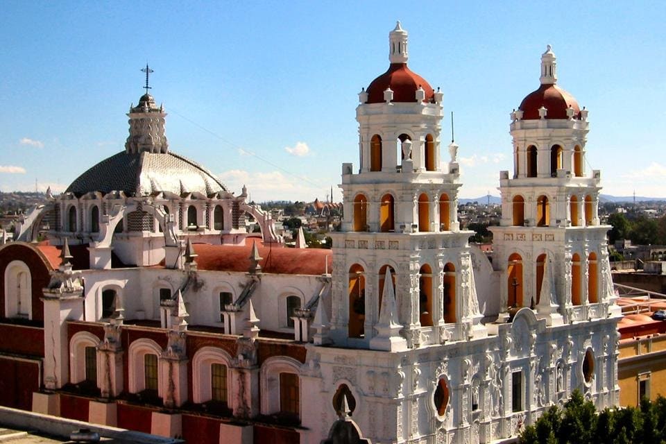 Jezuïetenkerk in Puebla, Mexico