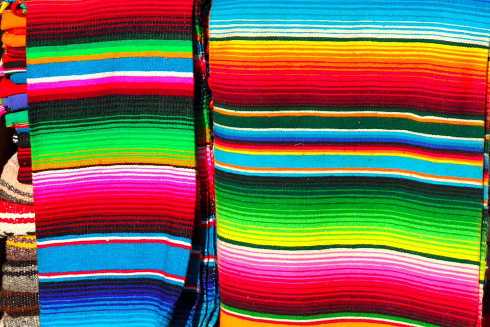 Kleurrijke stoffen, Mexico