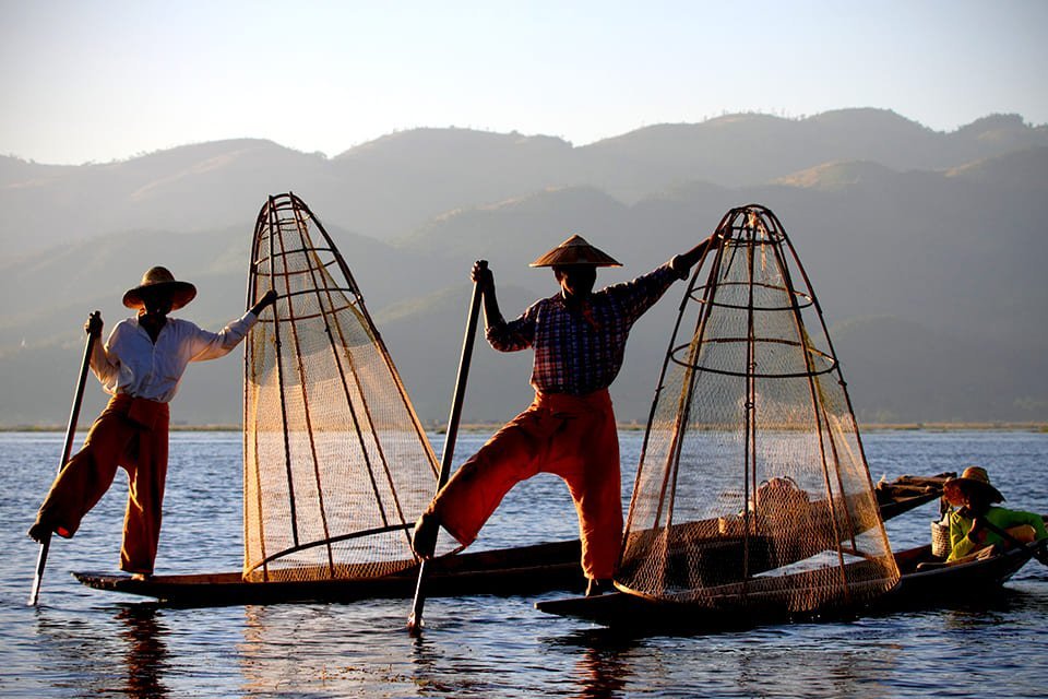 Meer van Inle, Myanmar