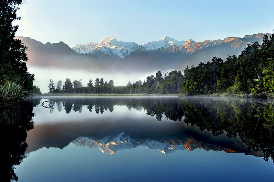 Lake Matheson, Nieuw-Zeeland