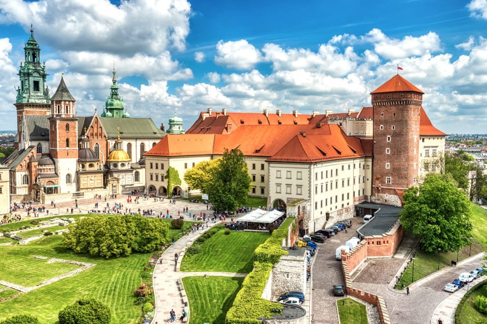 Kasteel Wawel in Krakau, Polen