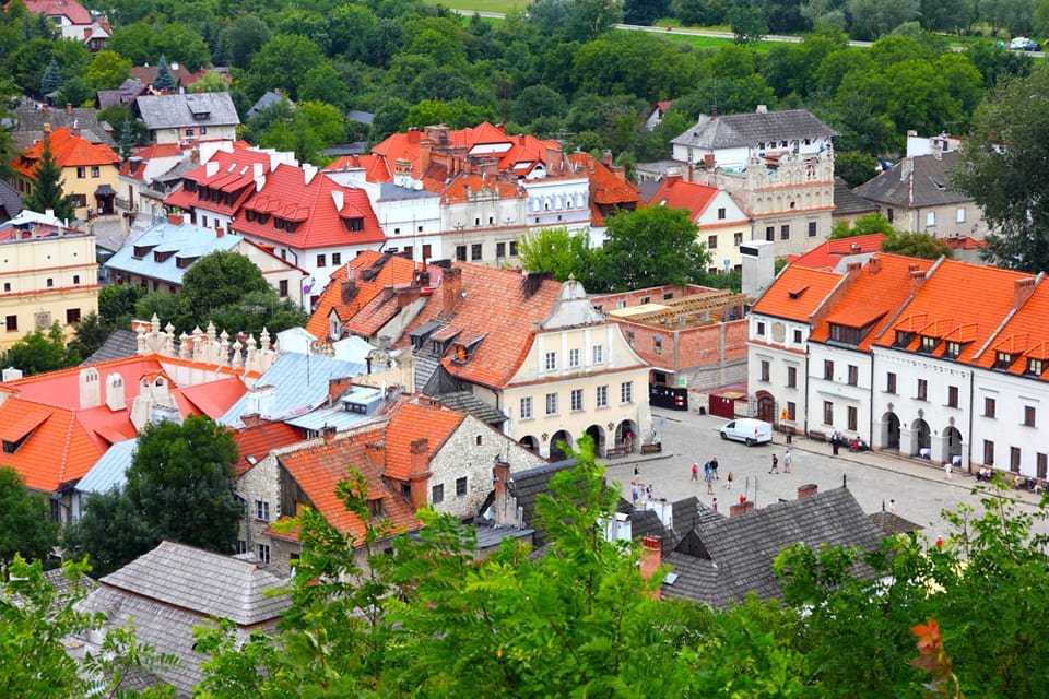 De oude joodse wijk Kazimierz in Krkau, Polen