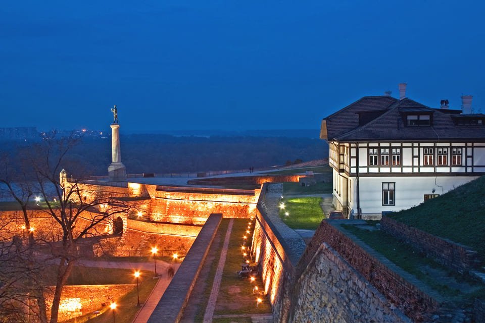 Kalemegdan-fort in Belgrado, Servië