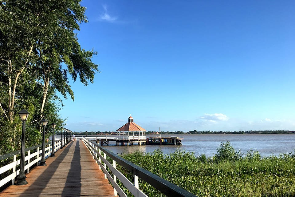 Pier in Paramaribo, Suriname