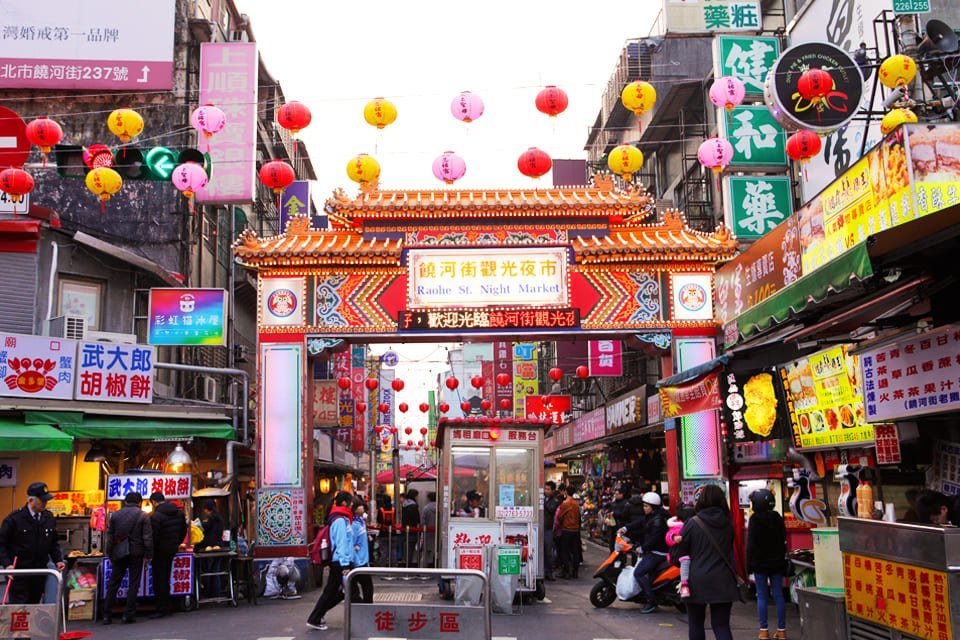 Straat in Taipei, Taiwan