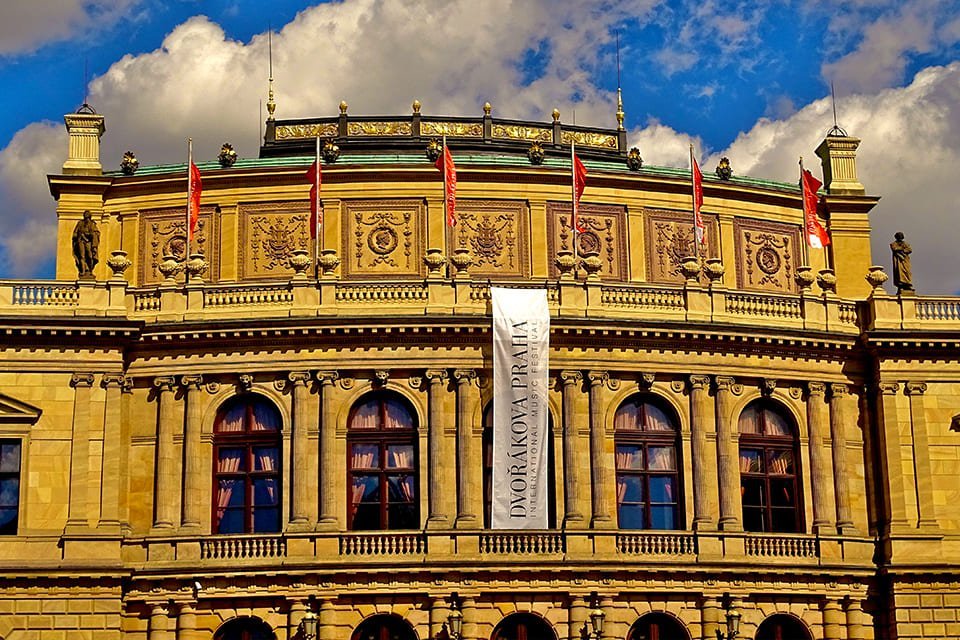 Het Rudolfinum in Praag, Tsjechië