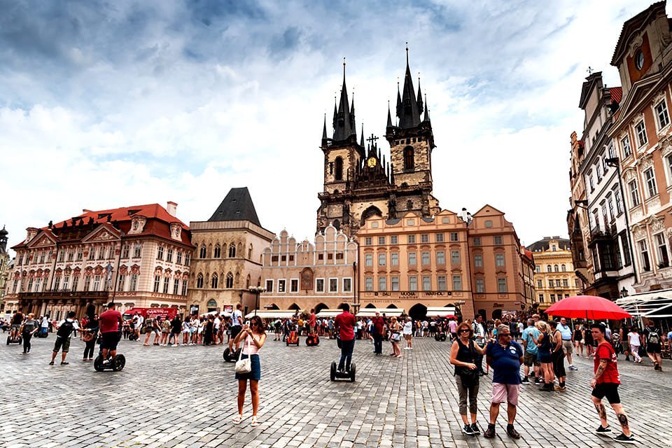 Stadsplein Praag, Tsjechië