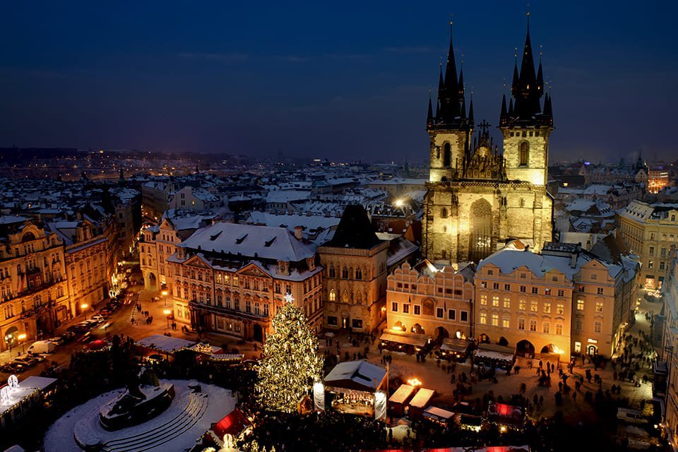 Kerst in Praag, Tsjechië