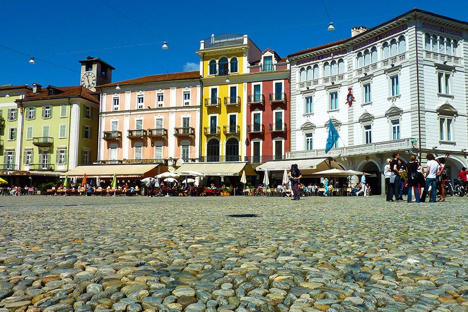 Locarno, Piazza Grande, Zwitserland