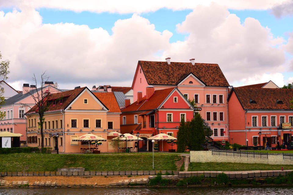 Huisjes in Minsk, Wit-Rusland