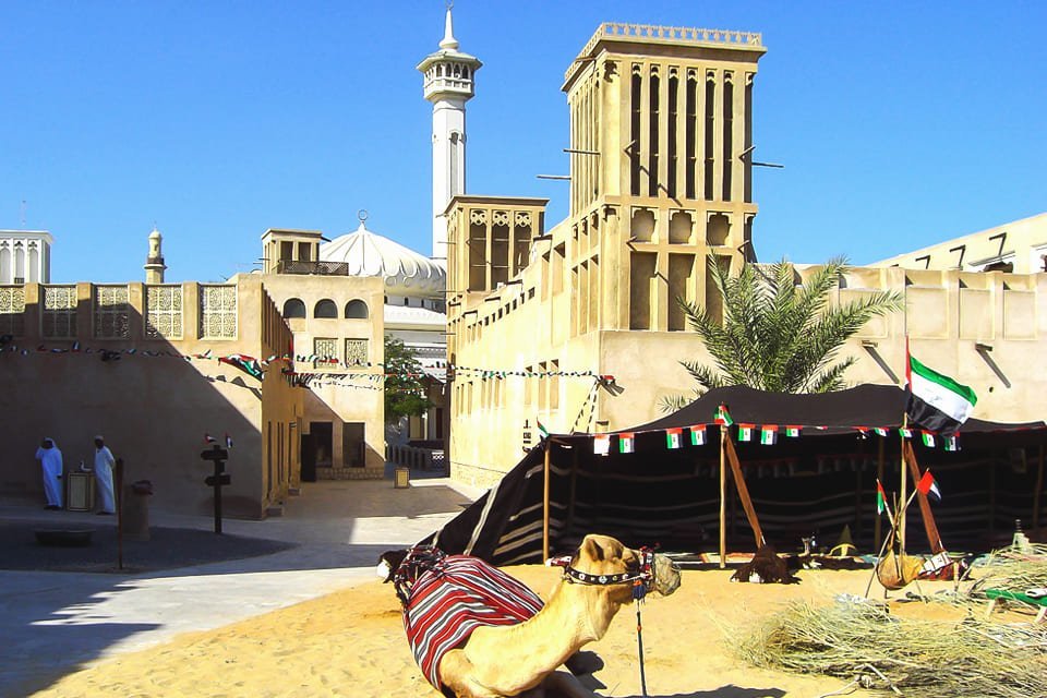 Al Bastakiya in Dubai, Verenigde Arabische Emiraten 