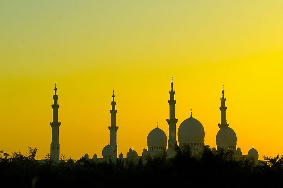 Abu Dhabi, Verenigde Arabische Emiraten, sjeik Zayed Bin Sultan Al Nahyan-moskee