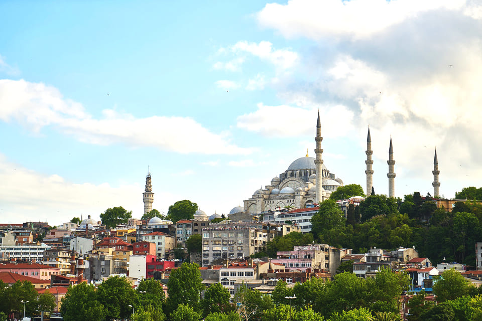 Suleymaniyemoskee in Istanbul, Turkije