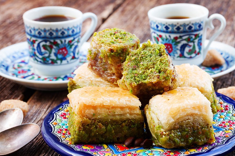 Turkse baklava, Turkije