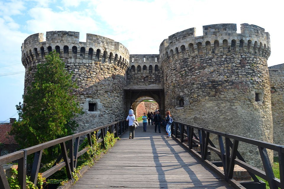 Kalemegdan-fort in Belgrado, Servië