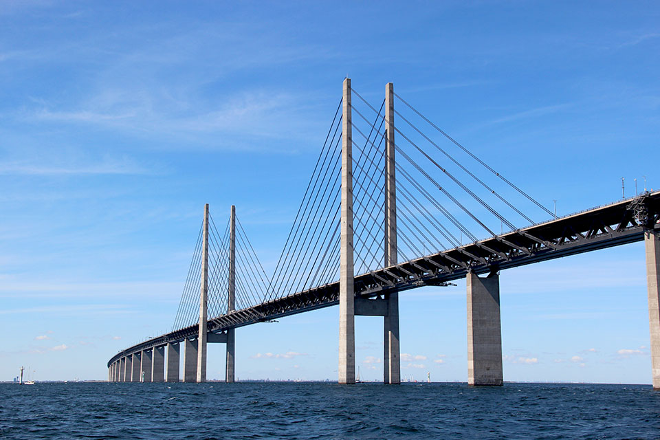 Oresundbrug, Denemarken