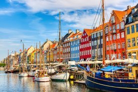 Nyhavn, Kopenhagen, Denemarken Nyhavn, Kopenhagen, Denemarken
