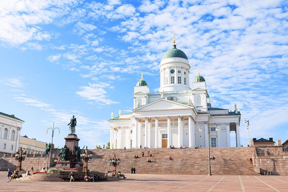 Kathedraal in Helsinki, Finland
