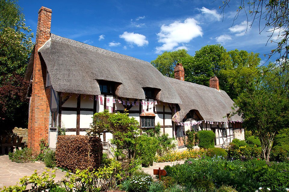 Anne Hathaway's cottage, Stratford, Engeland
