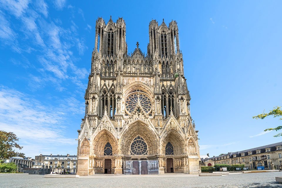 Notre Dame in Reims, Frankrijk