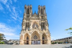 Notre Dame in Reims, Frankrijk Notre Dame in Reims, Frankrijk