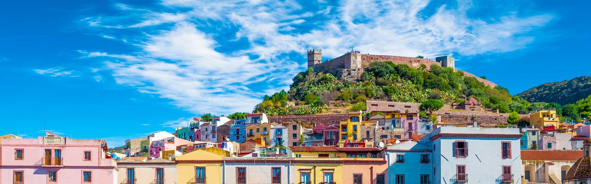 Bosa, Sardinië, Italië