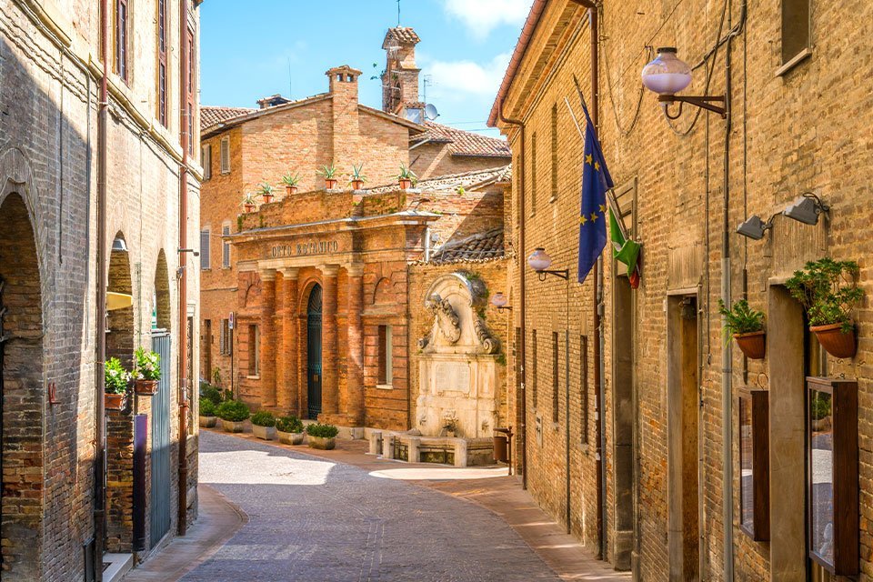 Urbino, De Marken, Italië