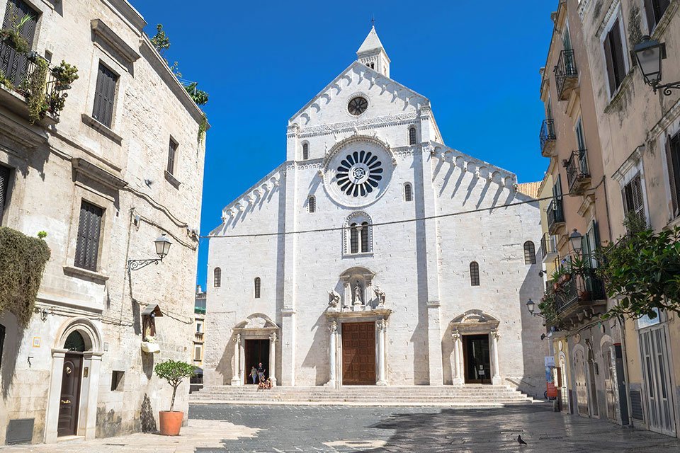 Kathedraal in Bari in Puglia, Italië