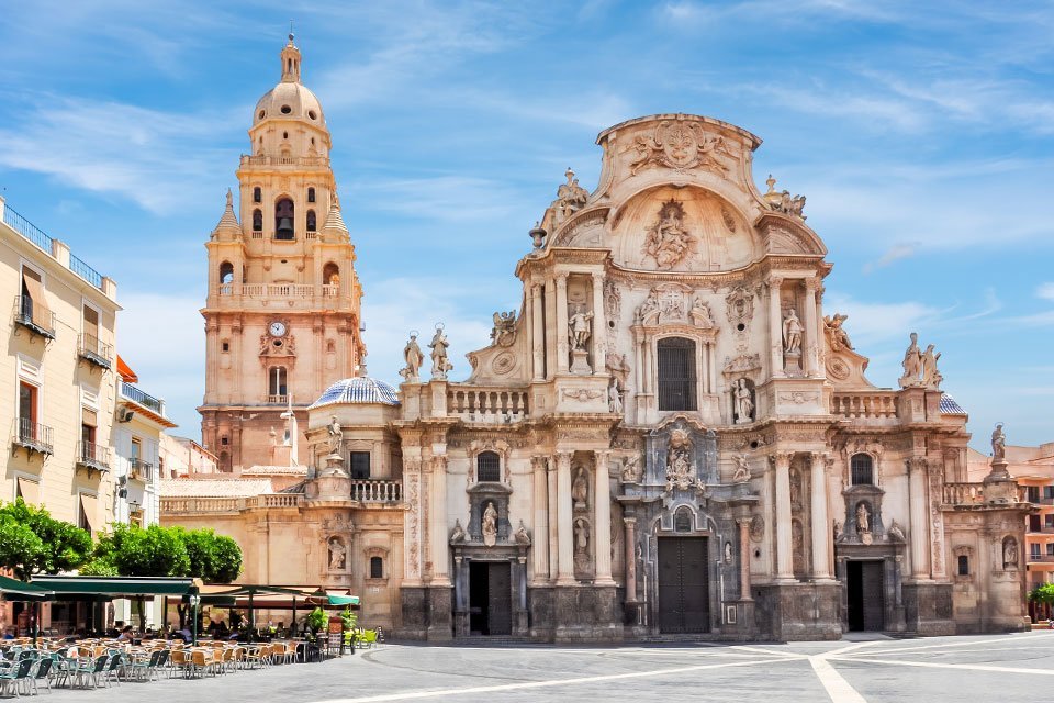 De kathedraal van Murcia, Spanje