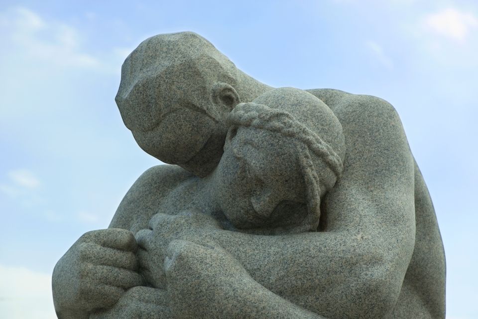Werken van Gustav Vigeland in Frognerpark in Oslo, Noorwegen