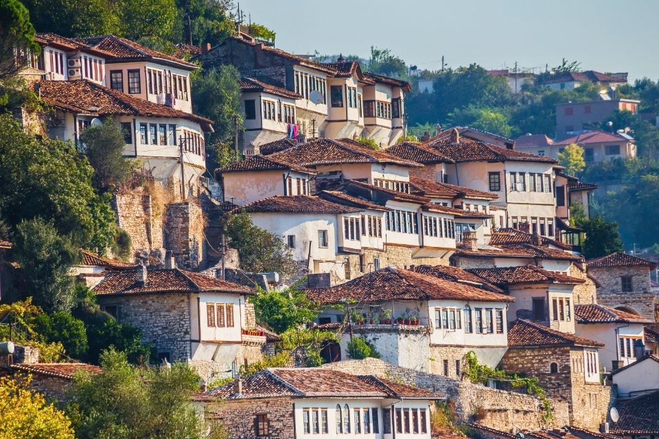 Osmaanse huizen in Berat Albanië